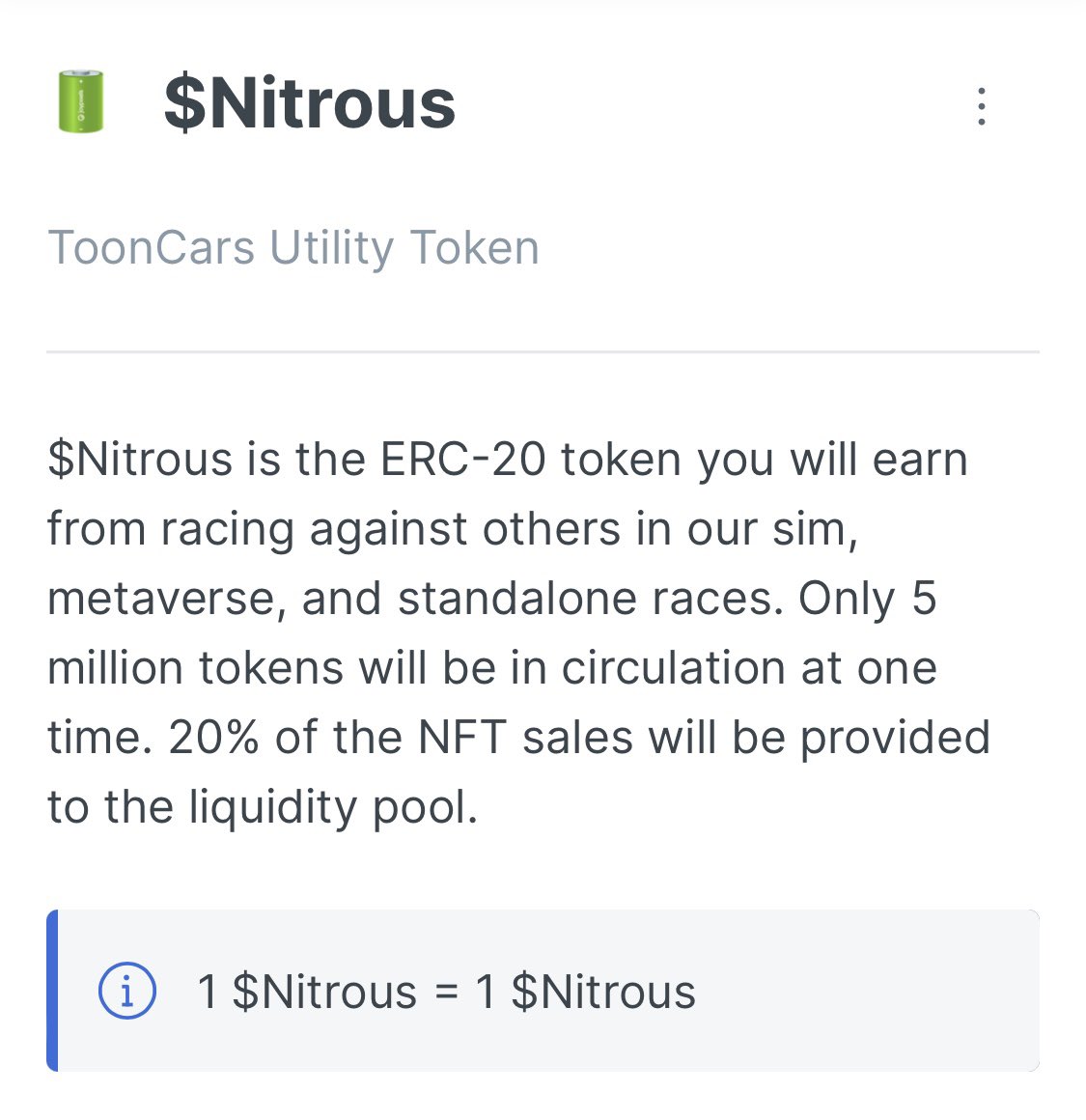 ToonCars NFT tweet media