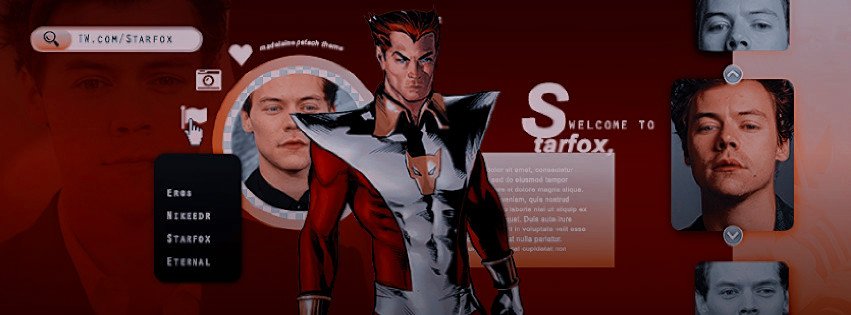 ╰╮

—— ₊ 𝐄𝐑𝐎𝐒 𝐄. 𝐍𝐈𝐊𝐄𝐄𝐃'𝐑 ₊˚ ✧
   𖥻   𖥻 Starfox ﹒グウェン
     ◜𓏲◞    𝙖𝙘𝙘𝙤𝙪𝙣𝙩 #18  ─╮

      ⠀⠀⠀⠀⠀⠀ ｡⠀｡⠀｡