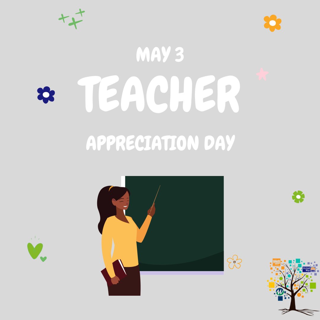 YouthVentureNCM's tweet photo. Today is Teacher Appreciation Day... we're here to say thank you to all of our educators, and that we appreciate what you do EVERY day! #TeacherAppreciationDay #ThankATeacher #HonoringEducators https://t.co/q6x2mq4BWf