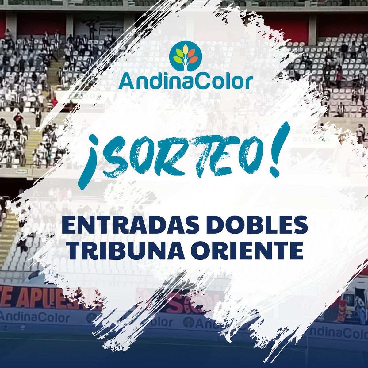 📣SORTEO #PorNuestrosColores⚪🔵

🎁GANA 4⃣ ENTRADAS DOBLES EN TRIBUNA ORIENTE para el Alianza vs Colo-colo🎟️

¿Cómo participar? ⤵️ 
 
✅ Like, comenta y RT
✅ Seguir las cuentas de <a href="/AndinaColor/">AndinaColor</a> y <a href="/FerreteriasPe/">Ferreterias.Pe</a>

<a href="/ClubALoficial/">Club Alianza Lima</a>
#ArribaAlianzaLima

1/3