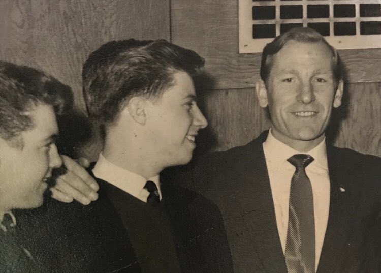 My dad, far left, when he was an apprentice with Man Utd with Bert Trautman, I think #ManUtd