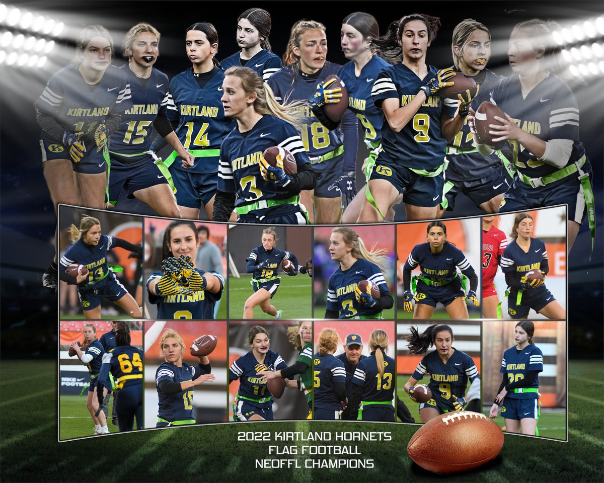 Hail to the two-time flag football champs!