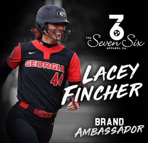The Seven Six | Apparel Co. (@sevensixapparel) on Twitter photo Announcing our first ever female brand ambassador - Lacey Fincher of <a href="/UGASoftball/">Georgia Softball</a>. This is an exciting time for us and for the girls of Georgia Softball as two more have joined our team as well. Supporting 7/6 supports the actual Georgia Bulldogs! Announcing our first ever female brand ambassador - Lacey Fincher of <a href="/UGASoftball/">Georgia Softball</a>. This is an exciting time for us and for the girls of Georgia Softball as two more have joined our team as well. Supporting 7/6 supports the actual Georgia Bulldogs!