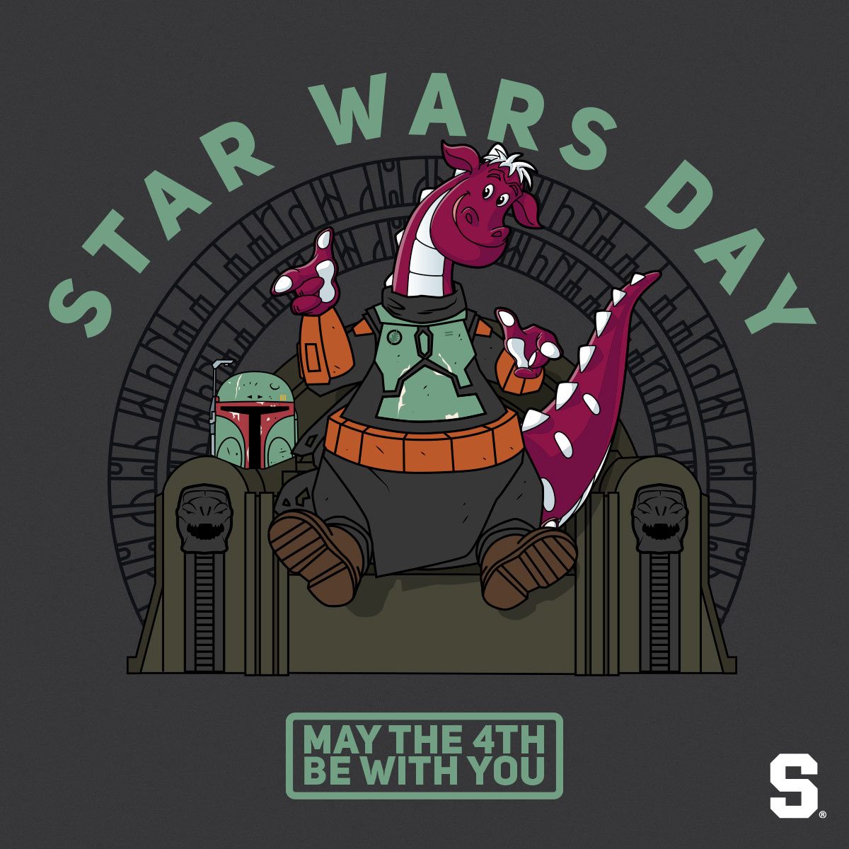 SaprissaOficial's tweet photo. Hoy es el día de Star Wars 😏💜 

#maythe4thbewithyou https://t.co/mBNNIeGAWF