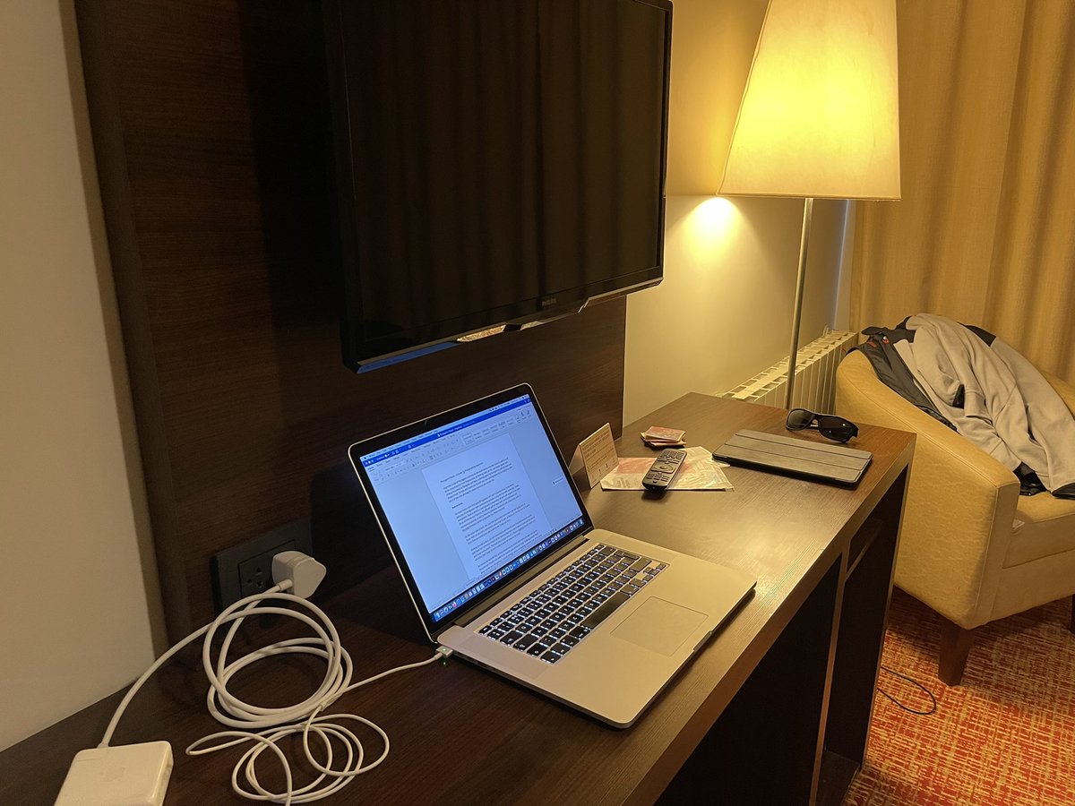 DadfarPhoto's tweet photo. Taking a break from all the travelling for an afternoon in my hotel room and getting ahead of my workload by filing a couple of pieces that are due this month! #writingmachine https://t.co/DYtb1mU2Be