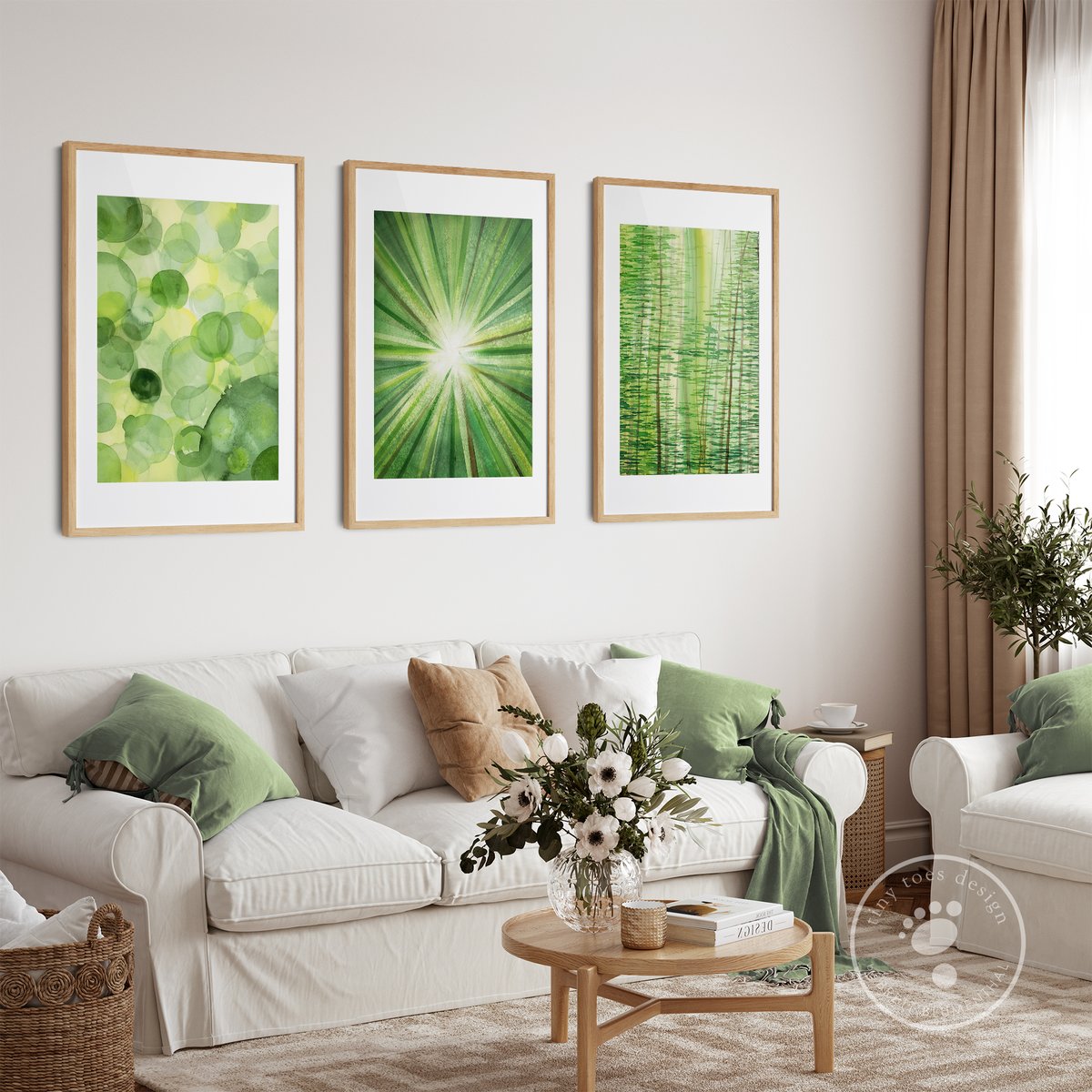 Can you see these trees? - mailchi.mp/tinytoesdesign… Second theme of the Abstractions Collection - Trees! Vibrant color will bring lots of joy to any space!