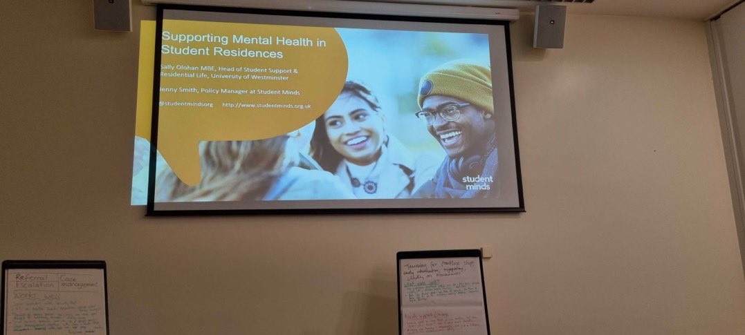 SallyOlohan's tweet photo. Enjoyed co-presenting at #CUBOResLife conference today with Jenny Smith from @StudentMindsOrg. Excellent discussions on compassionate and professional practice to support student mental health in residences. https://t.co/l9wzFfpFTm