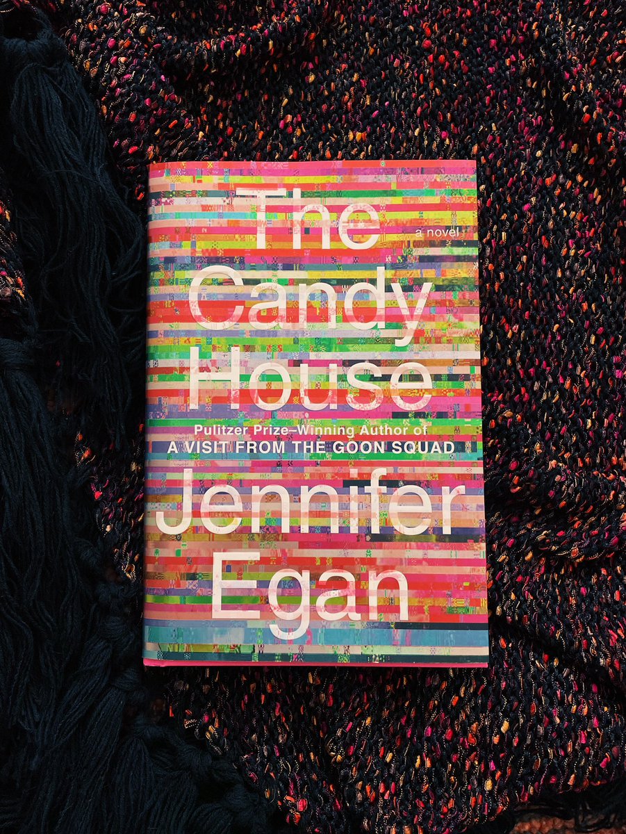 ✨MAY✨ THE CANDY HOUSE by Jennifer Egan // we can’t wait for you to pick up a copy and follow along with us on Belletrist + @bookclubdotcom - our discussion and interview will be released next week!