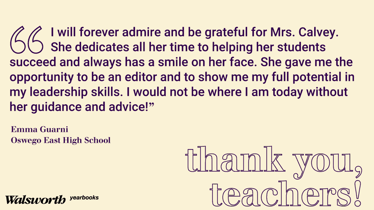 Happy Teacher Appreciation Week! 🍎 #Walsworth #Yearbooks