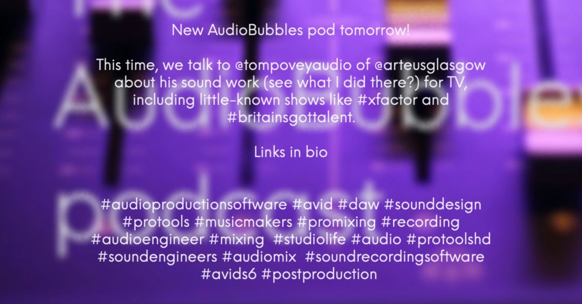 audio_bubblesuk's tweet photo. NEW POD TOMORROW!!! https://t.co/DHnsLjMpjn