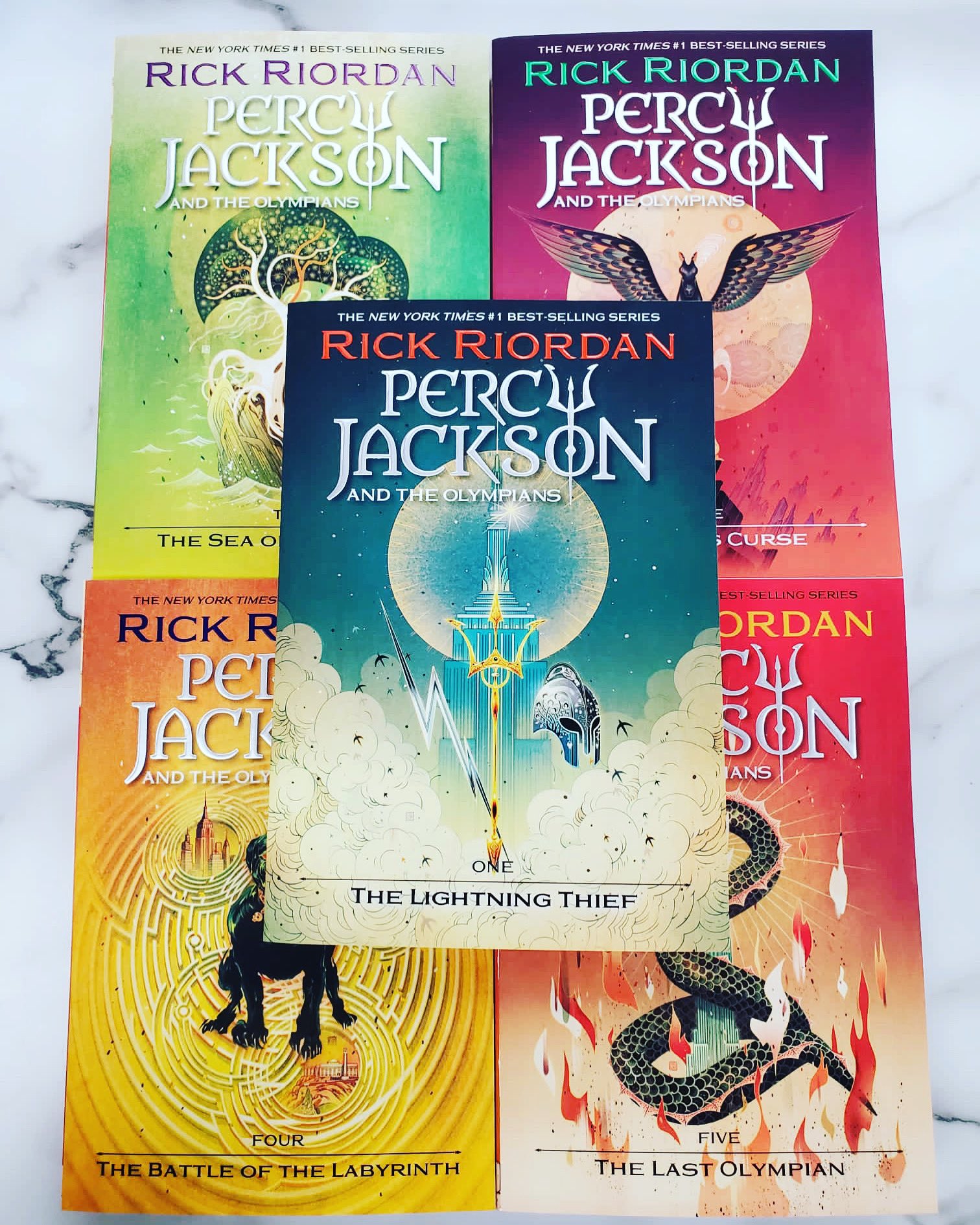 Percy Jackson Book Covers