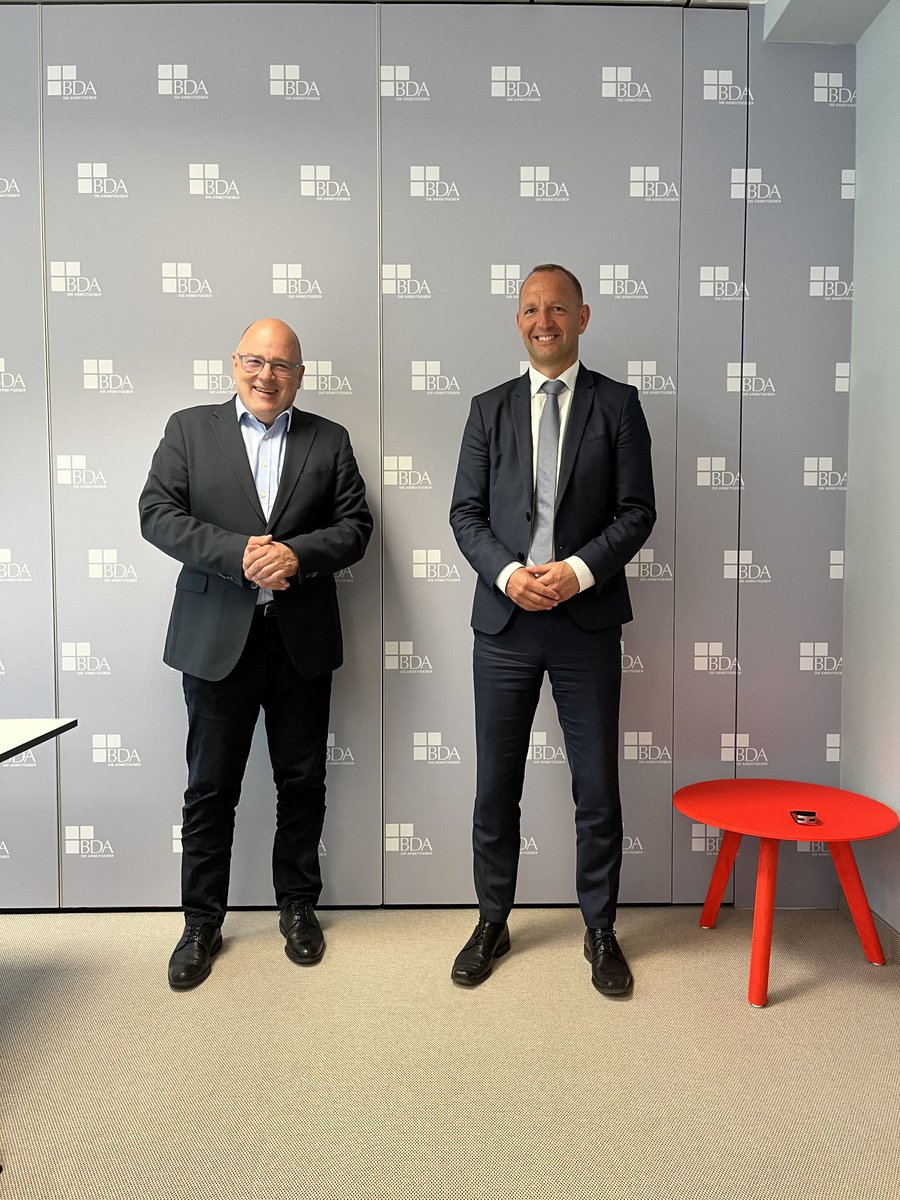 Jacob_Holbraad's tweet photo. Crucial to strengthen the social dialogue on both national and EU-level. Thanks, @DieBDA, for an excellent exchange in Berlin today @BusinessEurope 
 @etuc_ces @ChristianeMW1 https://t.co/vB3oYqHAhS