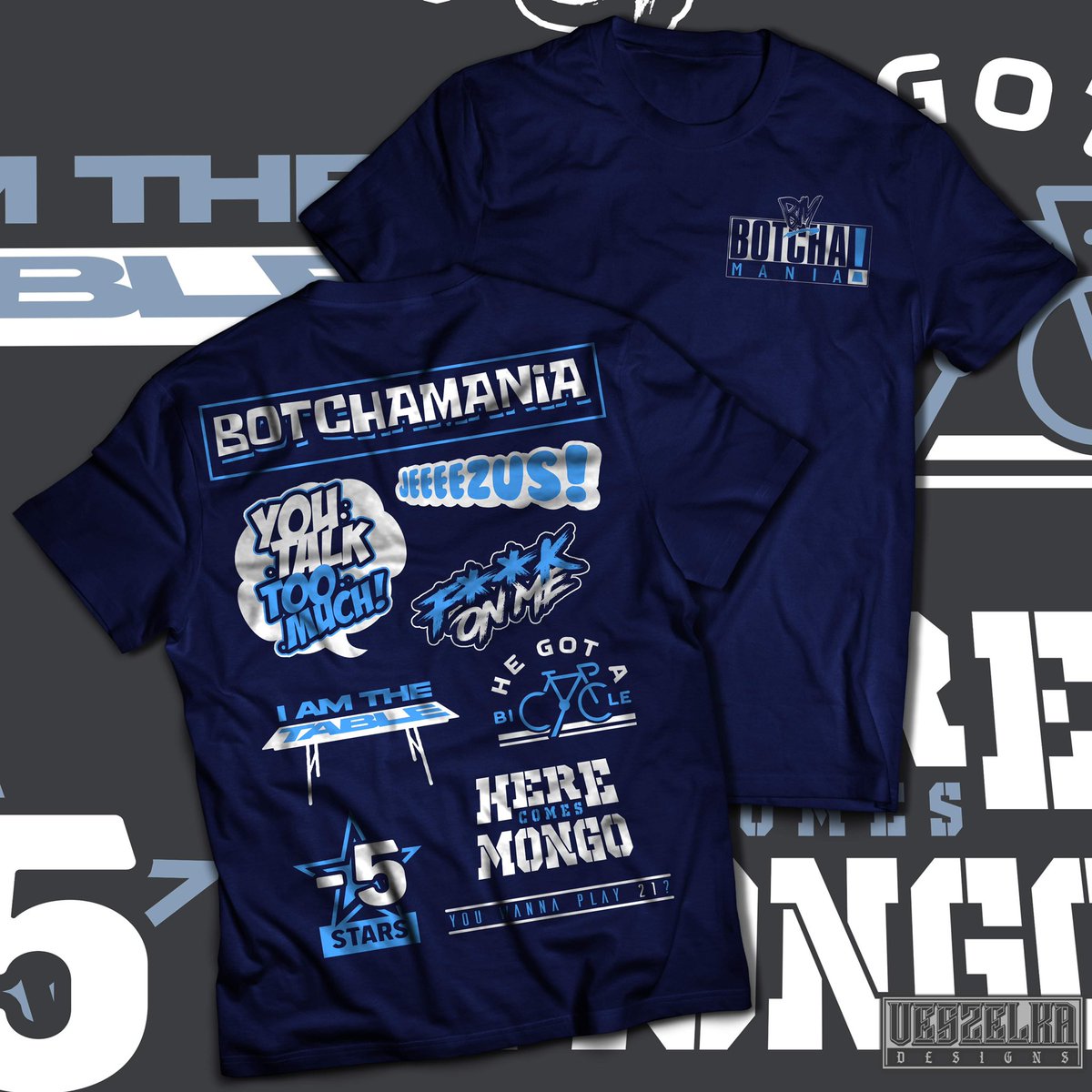 Get the brand new Botchamania ‘gimmicks’ tee. It’s a solid -5 stars ⭐️ 

Available now at BotchamaniaShop.com