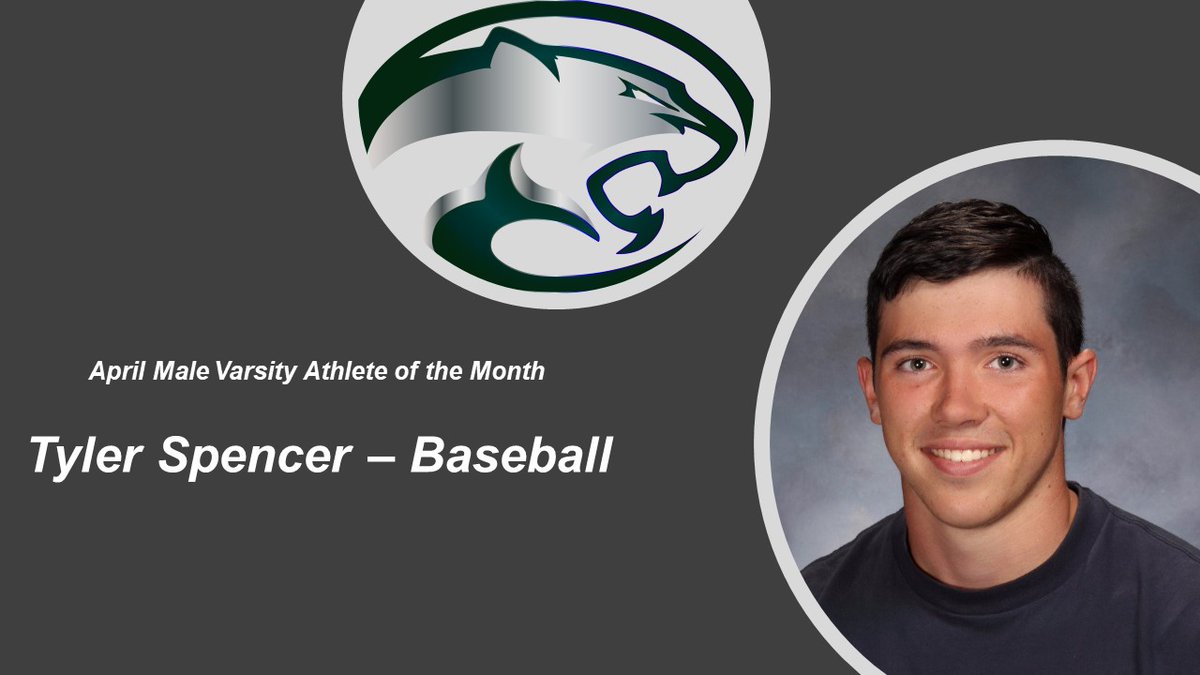 Congratulations to our April Male Varsity Athlete of the Month: Tyler Spencer of Baseball!  #CougarPride #CNHSSports <a href="/CNCougarsBBall/">CN Cougars Baseball</a> <a href="/PCNJROTC/">Parents Club NJROTC</a> <a href="/MajorPenczak/">Greg Penczak</a> @CNHSPrincipal