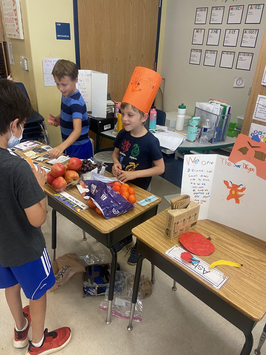 mrsdouglasatl's tweet photo. We wrapped up our economics unit with our Big City project! Students developed a good or service to sell, wrote and produced commercials, and had to manage their SPARK bucks to spend & save. It was a blast! #STEMifySPARK @STEMbieda @sarapruett5 https://t.co/qNtxrrezpd