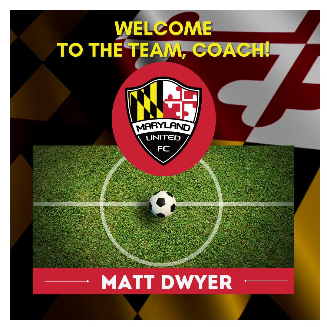Maryland_United's tweet photo. Maryland United Football Club is very proud to announce a new coach to our prestigious coaching slate. 

Please join us as we welcome Matt Dwyer to the 2008 ECNL Girls program!

Matt Dwyer 
2008 ECNL Girls
USSF A License
https://t.co/FyDa4YzTIr https://t.co/01QXAl7vlQ