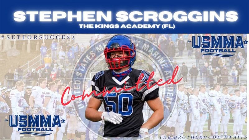 I am honored to announce I have accepted my appointment to the United States Merchant Marine academy. I am excited to continue my football career and serve my country. Thank you to <a href="/CoachCroall/">Jameson Croall</a> for this opportunity. Can’t wait to get to work!
#beatcoastguard #SETFORSUCCE22