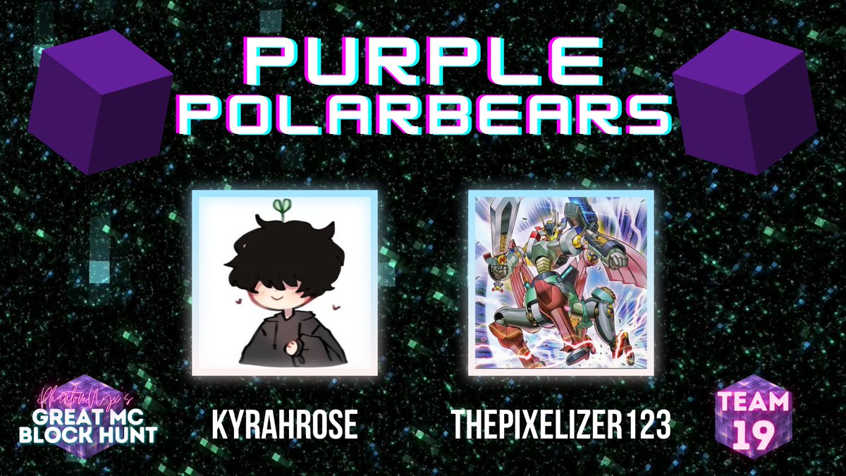 PhantomNyx_'s tweet photo. ~ TEAM 19: PURPLE POLAR BEARS ~

@KyrahRoseLive 
https://t.co/Gl2dZaFCAQ
@ThePixelizer123 
https://t.co/jI4NJSZIaK https://t.co/4nFCN5i0pV