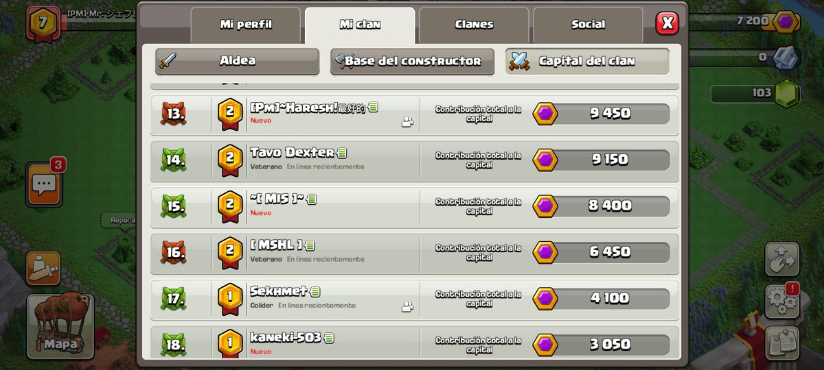 Con Mucha Emoción y Esmero De Todo Un clan Unido aportando su Granito de Oro Capital Logramos Avanzar  Al Nivel 3 🙌🇵🇪

🇵🇪!🙌 PeruMania Clan Activo 🙌🔥🇵🇪

! Espero Que a Todos les Vaya super Bien 🙌