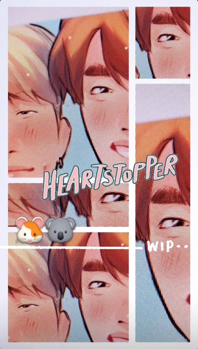 🐹🐨✨️💋#wip #Btsfanart https://t.co/Y4KxdGlJJZ 