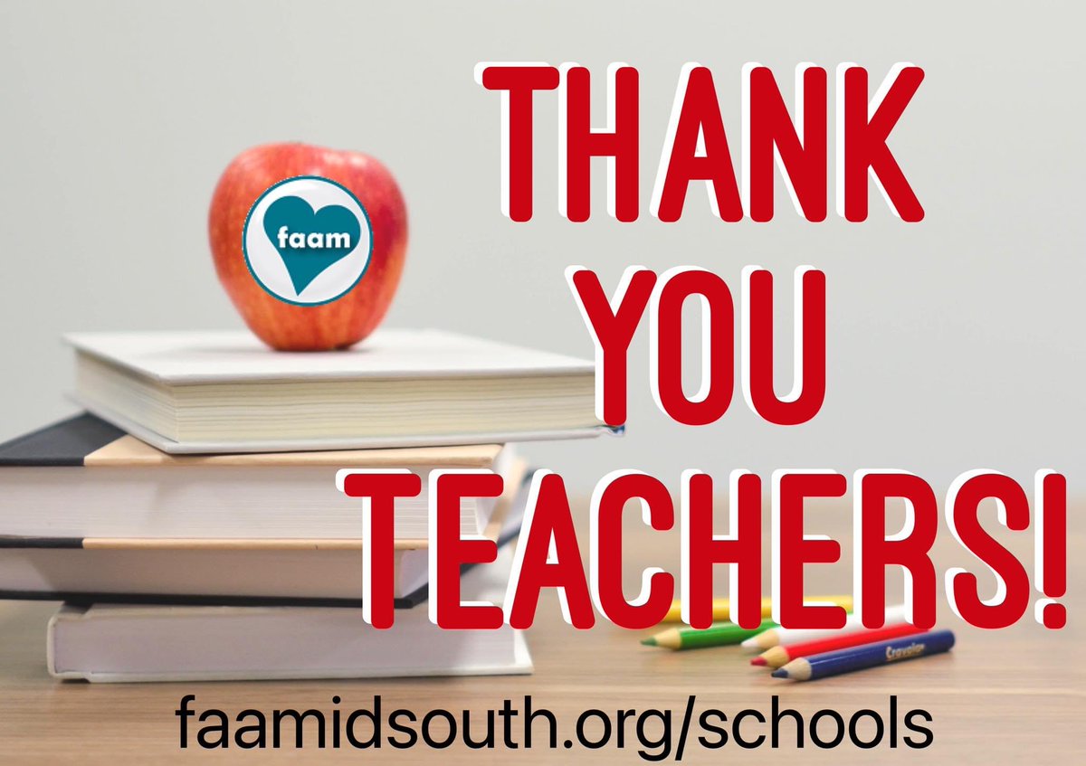 faamidsouth's tweet photo. 🍎 Happy #TeacherAppreciationDay! Thank you #teachers for keeping our children safe at school. There’s nothing better for a student who manages a #foodallergy diagnosis than knowing their teacher understands how to help. We appreciate all you do! https://t.co/iBJ14qUIro https://t.co/99kxTCAUrQ