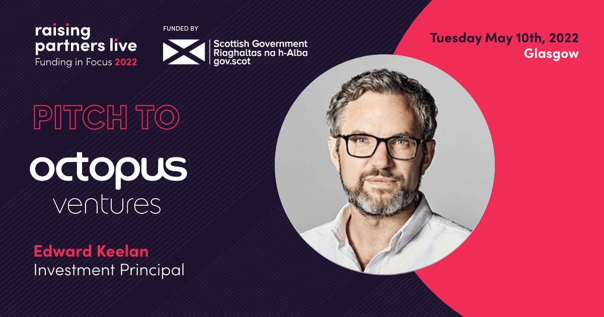 Edward Keelan is joining the @RaisingPartners tech investor conference in Glasgow on May 10th. He'll watch pitches and share tips to help secure investment. 

You can get tickets to join him at: live.raisingpartners.com

#tech #Glasgow #investment #venturecapital #startupfunding