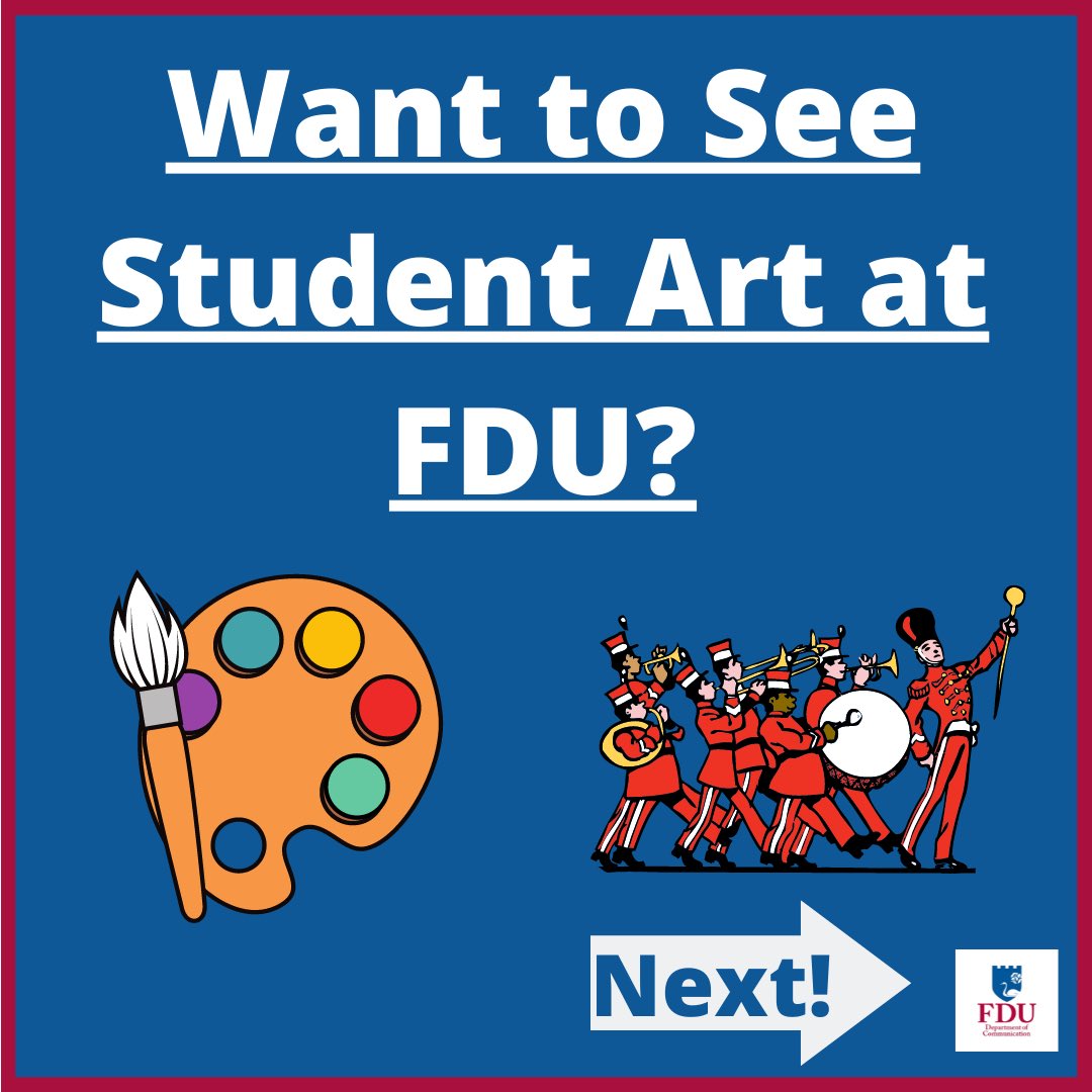 fducomm's tweet photo. See your classmate's art! Come to the image’s art gallery and festival until May 3rd and the performance on May 4th at 7:30 PM. https://t.co/3N9hMnqdCg