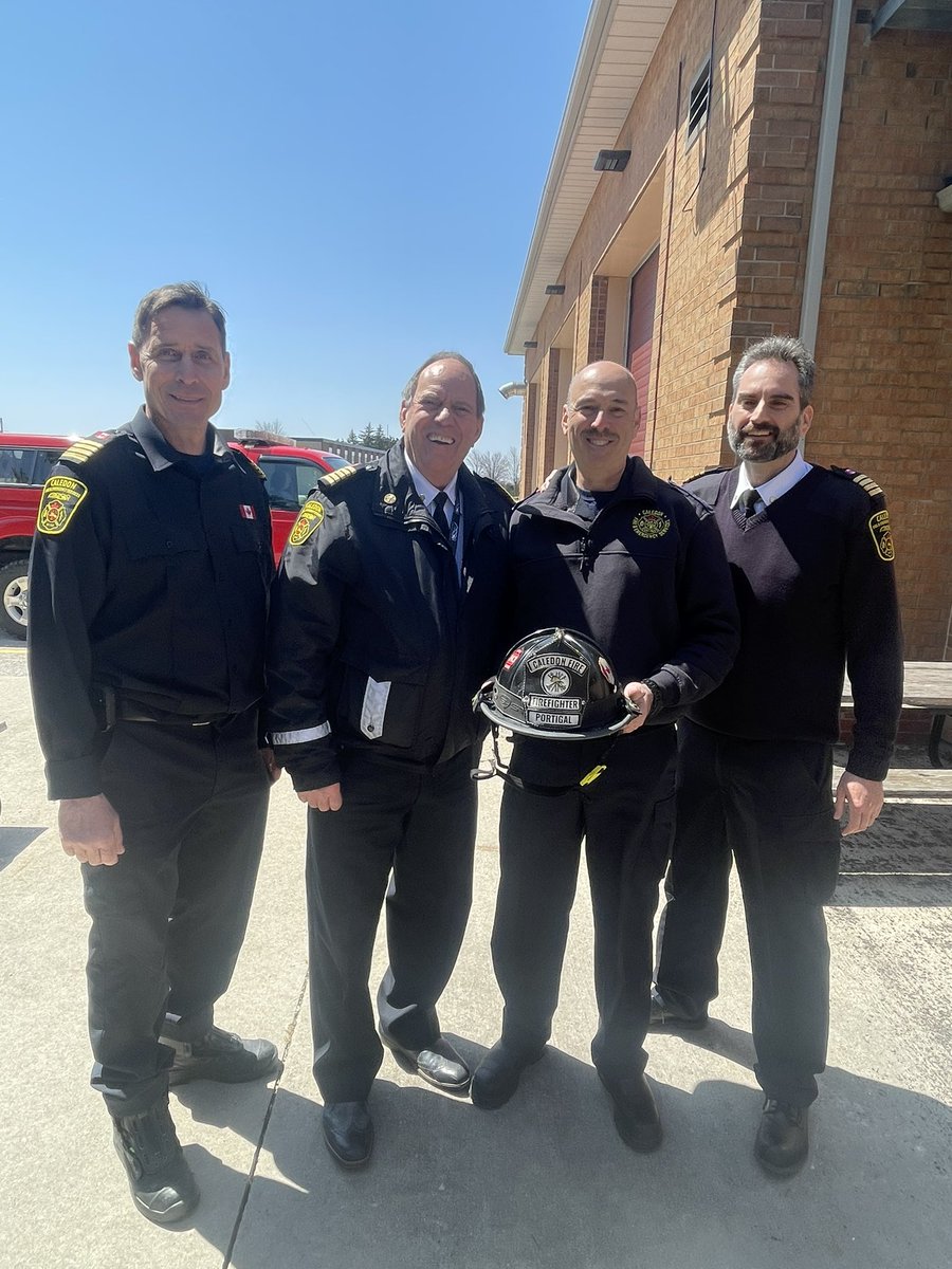 The <a href="/CaledonPFFA/">Caledon Professional Fire Fighters' Assoc. 4686</a> would like to congratulate Ian Portigal on his retirement. Ian served in numerous capacities over his thirty plus years in the fire service, the last several spent in suppression and training here in the <a href="/TownofCaledon/">Town of Caledon</a>. Enjoy your next chapter Ian,it is deserved.