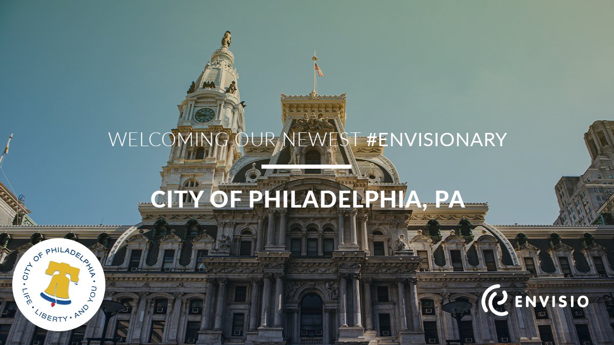 Envisio (@envisioinc) on Twitter photo A friendly welcome to our newest #envisionary, the <a href="/PhiladelphiaGov/">City of Philadelphia</a>! We’re so thrilled to be helping you implement your strategic plan, measure your performance, and report on your results! A friendly welcome to our newest #envisionary, the <a href="/PhiladelphiaGov/">City of Philadelphia</a>! We’re so thrilled to be helping you implement your strategic plan, measure your performance, and report on your results!