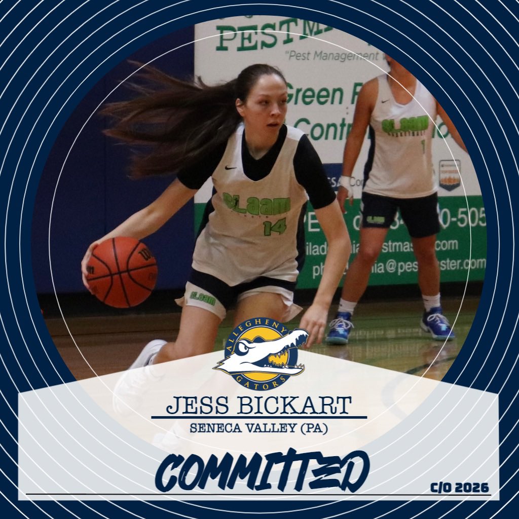 Jess Bickart will be joining us from Seneca Valley. Welcome to the gator family, Jess. #COMMITTED #CLASSOF2026 🤝 <a href="/BickartJess/">jess bickart</a>