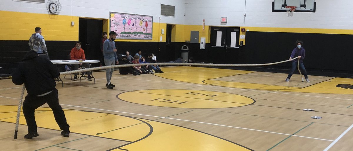 PrairiePE's tweet photo. Today kicks off #PEweek . Students competed today in tug of war &amp; scooter races. Don’t forget tomorrow (5/4) to dress up in your favorite Star Wars gear &amp; help us celebrate Project ACES (all children exercising simultaneously) day @ 10am! 🏃🏽‍♀️🏃🏻‍♂️🏃🏻💨#MayThe4thBeWithYou https://t.co/ajaZmJmM5w