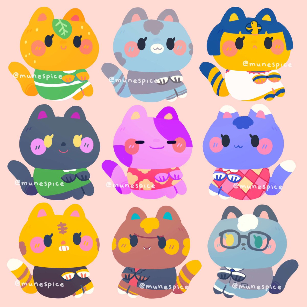 cat friends #acnh