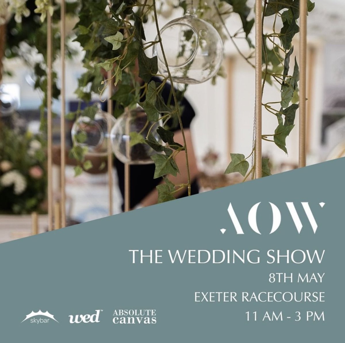 broganbespoke's tweet photo. Join me for the Art of Weddings Wedding Show at @ExeterRaces on Sunday from 11am. 🎩💍🥂 https://t.co/x7fNqRsSPB
