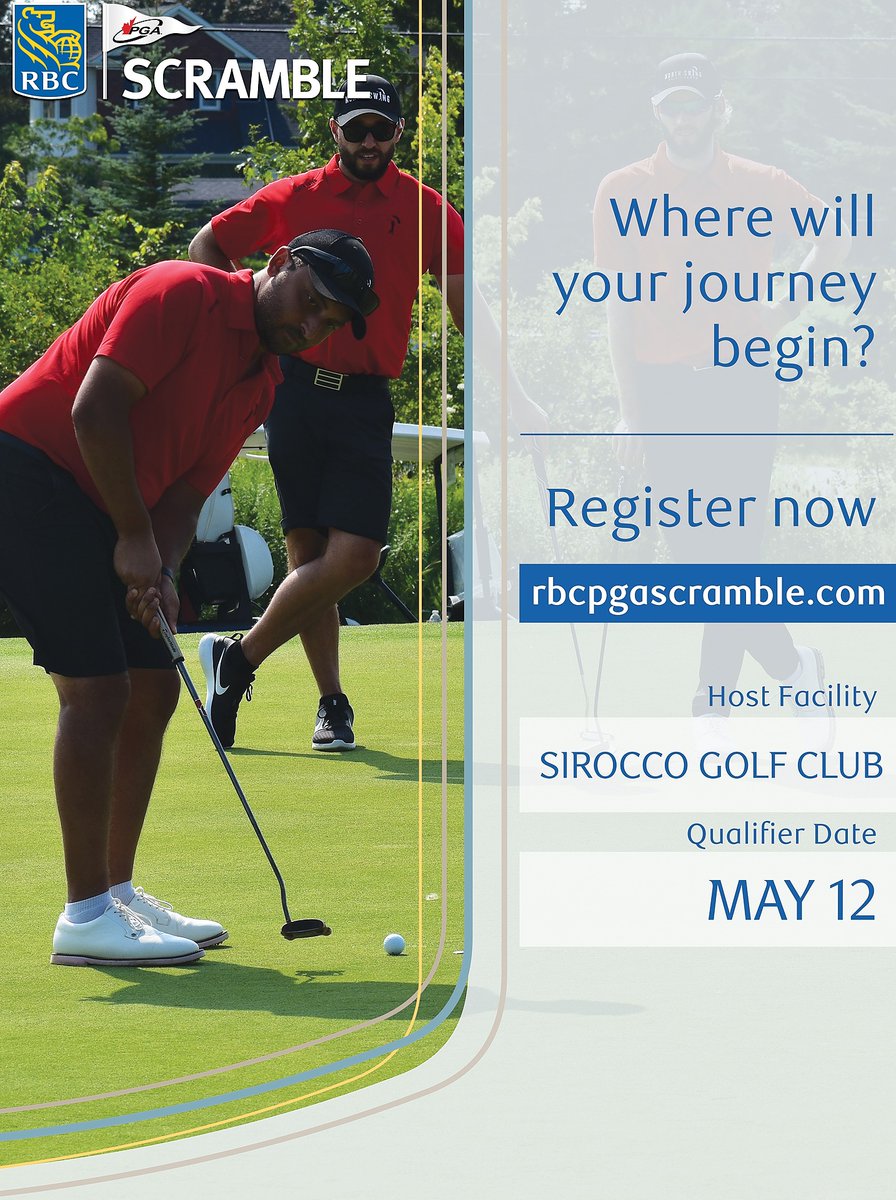 We are hosting a local qualifier next Thursday May 12th. Start your journey to Cabot Cliffs today by registering at rbcpgascramble.com!