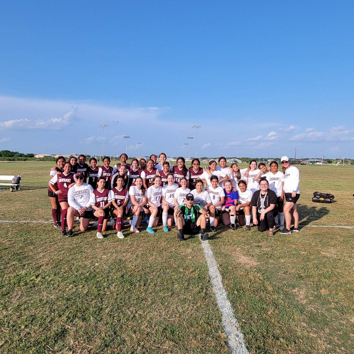 A lot of fun tonight at our Marron and White game! 7th grade took the 1-0 win. Big thanks to Mr. Carbajal for helping us out! #TLW #ladylions #sportsmanship <a href="/LadyLionSoc/">Lady Lion Soccer</a> <a href="/LockhartISD/">Lockhart ISD</a> <a href="/Lockhart_JH/">Lockhart Junior High</a> <a href="/LocLions/">Lockhart Athletics</a> pic.x.com/f90UFx2aCX