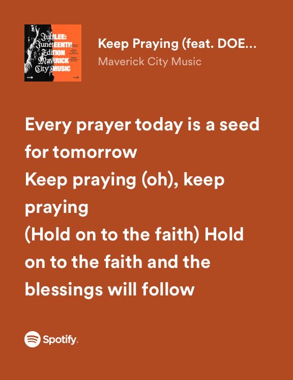 Hannah_Damii's tweet image. #TOpray  open.spotify.com/track/1Cb3Y3sg…