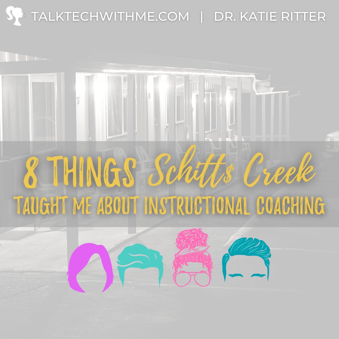 Katie_M_Ritter's tweet photo. Ok, this was a fun one this week. 

For all my #educoach friends who are also @SchittsCreek 
fans, check out the latest on my blog for 8️⃣ things this iconic show taught me about being an instructional coach 👉 https://t.co/NGOERkzChG

#SchittsCreek #edutwitter #tosa #etcoaches https://t.co/e1vAEJsLqT