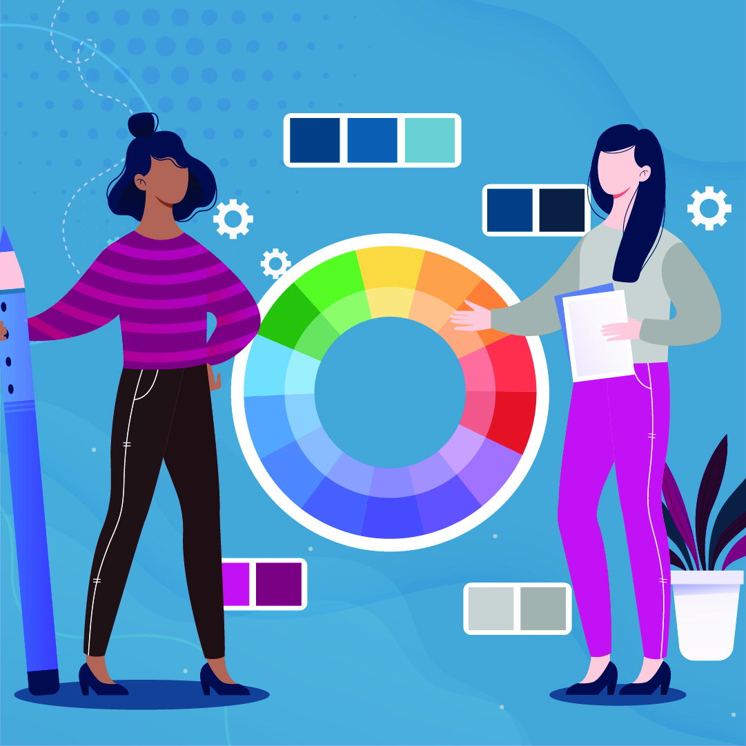 ZIONandZION's tweet photo. Zion &amp; Zion Graphic Designer Hailey Haakenson explains how color theory drives design. https://t.co/wPt8h8ePlh https://t.co/WI7srovRtO