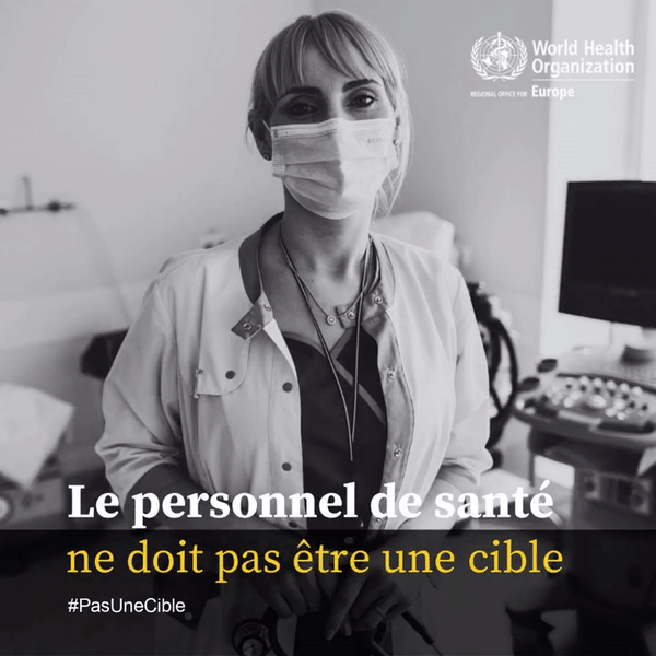 L'OMS a confirmé près de 200 attaques contre des établissements médicaux &amp; des agents de santé en Ukraine, depuis le début de la guerre.

Les soins de santé ne sont #PasUneCible.

Les personnels de santé ne sont #PasUneCible. bit.ly/35WNmOi via 
<a href="/WHO_Europe/">WHO/Europe</a> #NotATarget