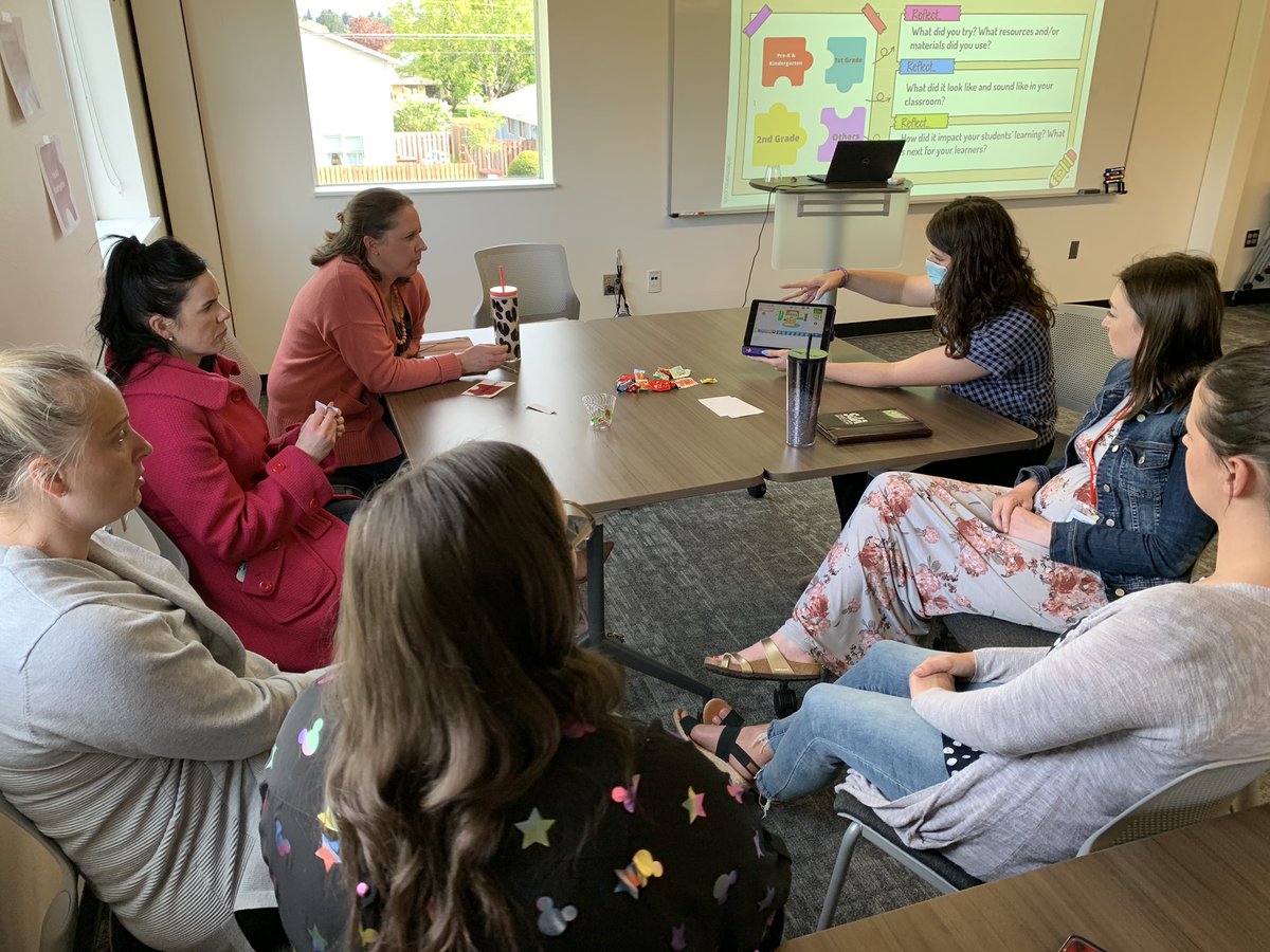 K_Dunfield's tweet image. Wrapping up a #STEM PD with amazing @VancouverSD primary teachers. #k2cantoo @vpsDLC @ErichaAnderson @Ms_SmithEDU @cconners07 @Byrne_VPS