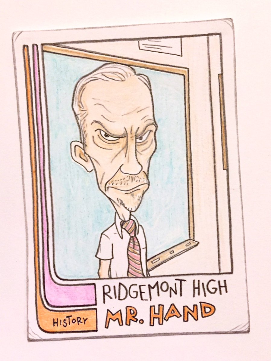 gummyarts's tweet image. Mr. Hand, 1982 Topps 
#TeacherAppreciationDay