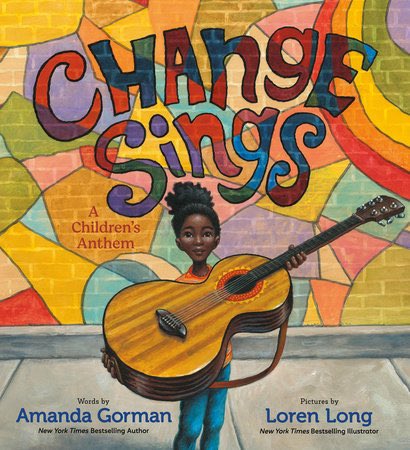 imjusthoping's tweet photo. 4th grade is continuing our look at poetry with Change Sings by @TheAmandaGorman. Since we had been talking about her, I put her inauguration poem on in the background while checking out books. Every student stopped to listen. Our future is going to be alright in their hands 💛❤️ https://t.co/Omln4RrvHa