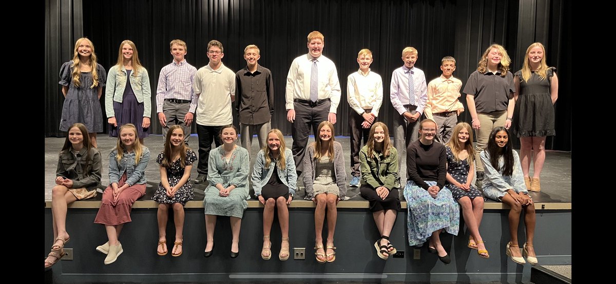 platteviewcent's tweet photo. Congratulations to our 21 new inductees to the National Junior Honor Society. Thanks to our terrific outgoing 8th grade leaders. https://t.co/eebM2Pm0vh