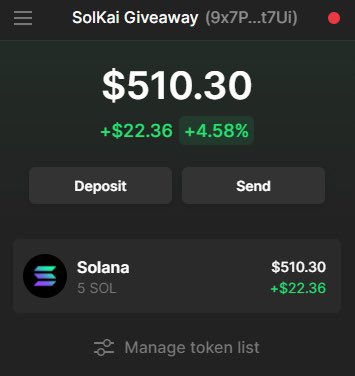solkaijesus's tweet image. 5 people who interact will be eligible for 1 $SOL($500)

Just RT/Follow

#Solana #SolanaNFTs #NFTGiveaways