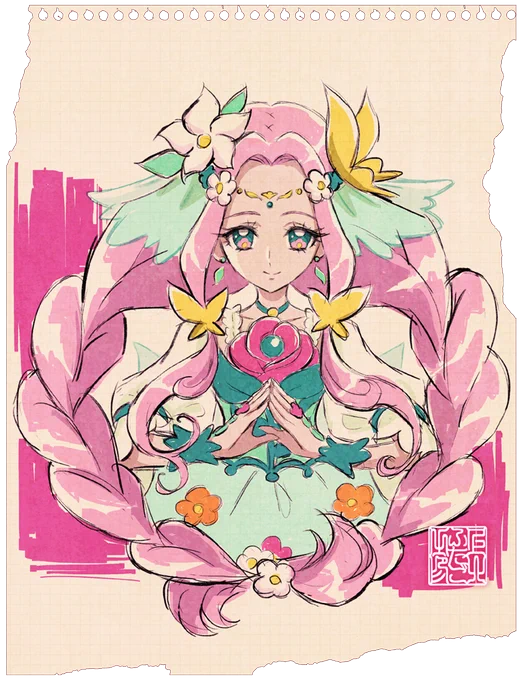 5月4日は【#エメラルドの日】
💚花海ことは/キュアフェリーチェ💚
「あまねく生命に祝福を!キュアフェリーチェ!」
#魔法プリ #プリキュア #precure 