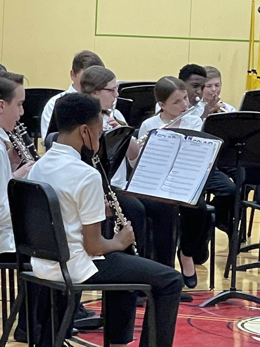 WHMS Band Students with an outstanding performance  at the Spring Concert tonight