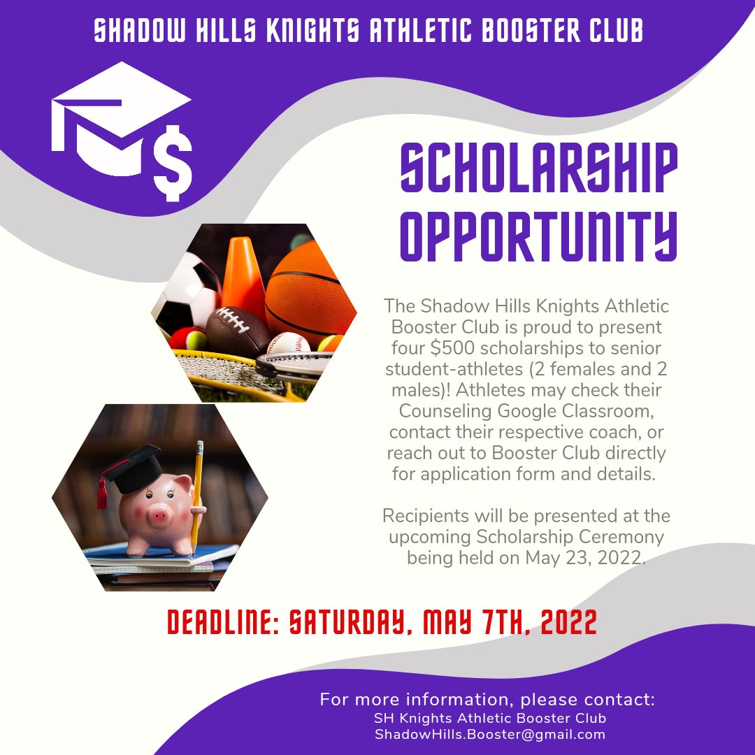 Shadow Hills Knights Athletic Booster Club tweet media