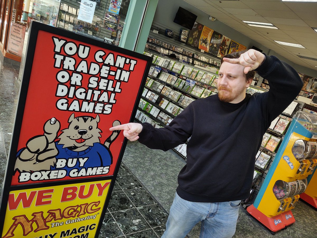 MyLifeInGaming's tweet image. Good advice from a retro game store in Rock Hill, South Carolina.