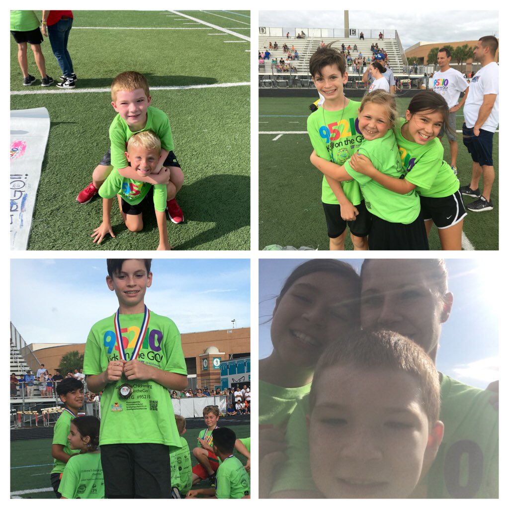 TeacherMoss's tweet photo. Our students were amazing at the Kids On The Go final mile tonight! 🏃‍♀️🏃‍♂️🙌 @PLEgators @gwendol77170274 @mianok16 @Coach_Whatley @HealthyKidsCC @ccpsDRIVE2BFIT https://t.co/tfS9agbZpe