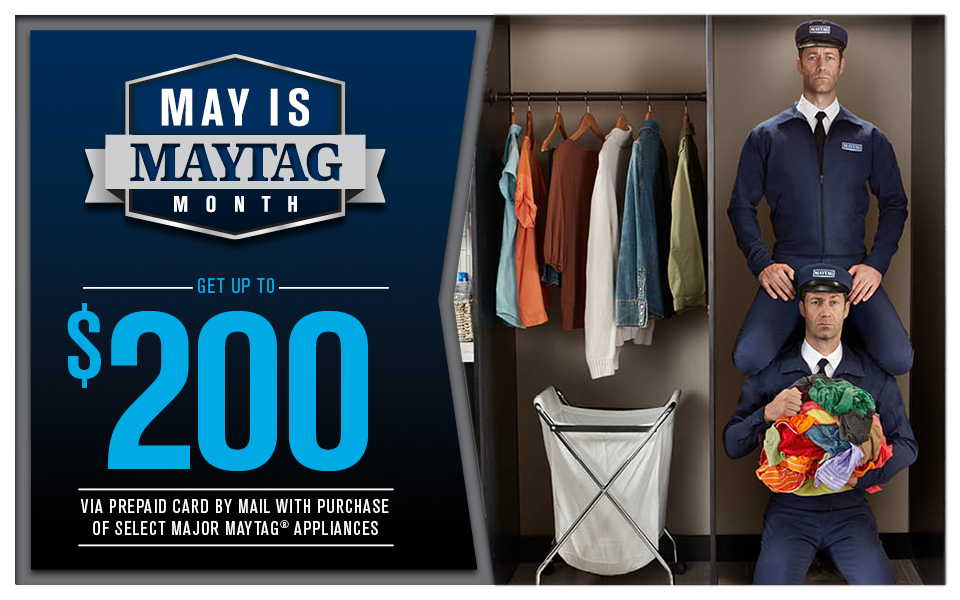 Grand Appliance and TV on Twitter "May is Maytag Month! Get up to 200